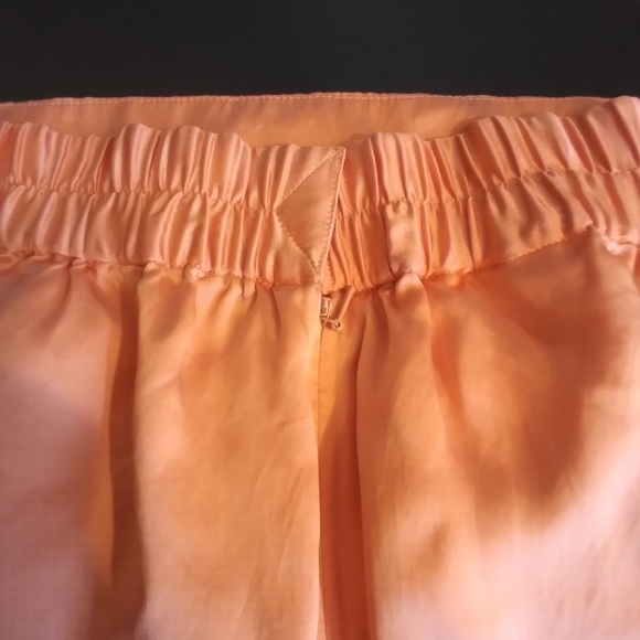 Diane Von Furstenberg Coral Womens 100% Silk Skirt Size 8 Elegant Office Work - Picture 2 of 7